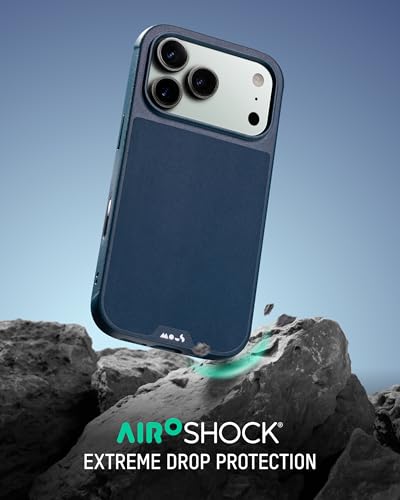 Mous for iPhone 17 Pro Max Case Compatible with MagSafe Limitless Protective Magnetic Cover for iPhone 17 Pro Max Shockproof Full Camera Protection AntiScratch Back Marine Blue - Image 3
