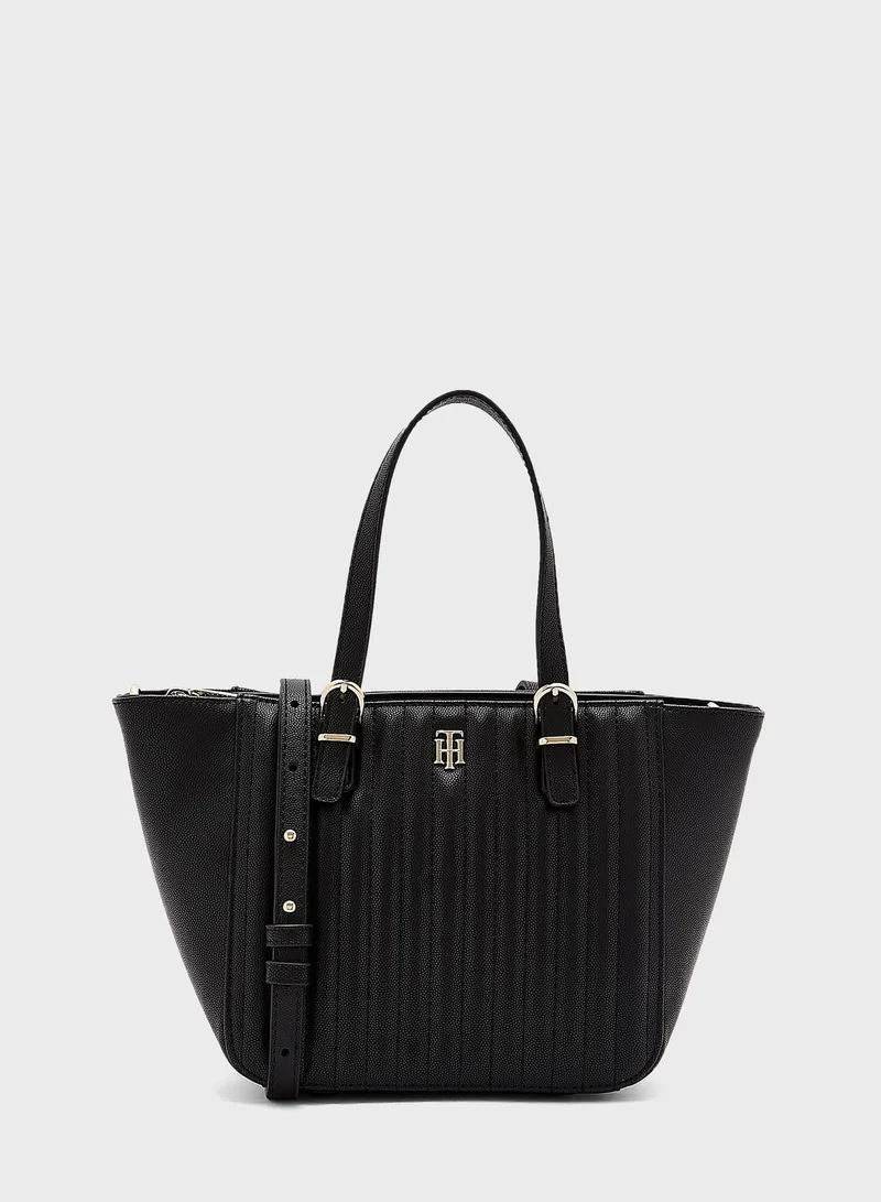 TOMMY HILFIGER Timeless Small Quilted Tote