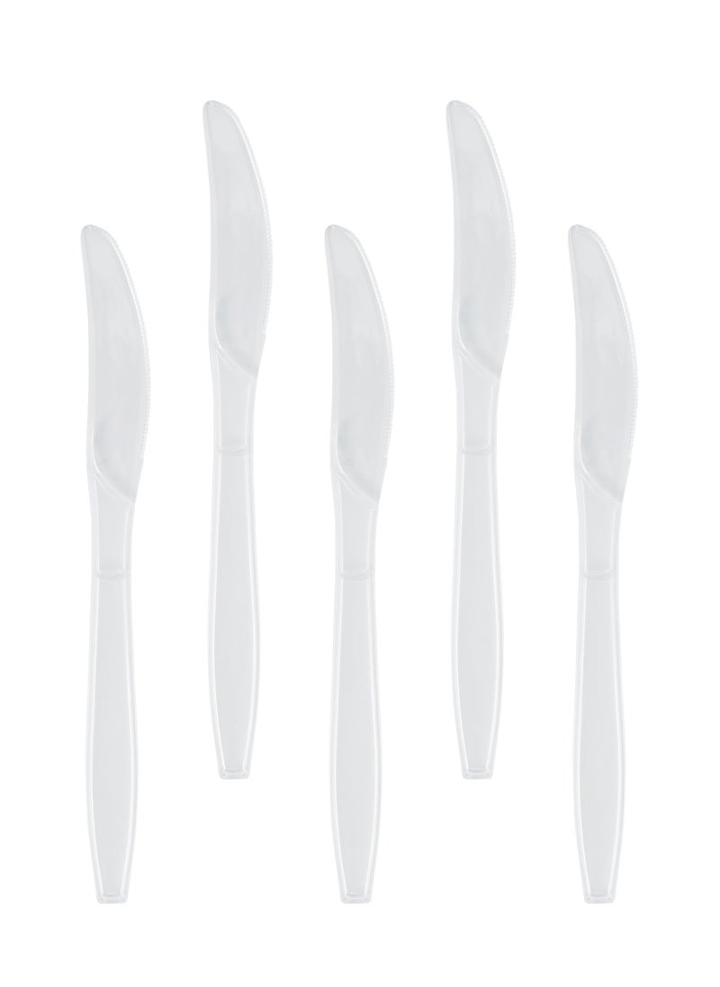 packwell Clear HD Knife- PWCT1616 Premium-Quality BPA-Free, Food grade and Hygienic Perfect for Parcels, Large Gatherings, Takeout, Etc Clear  - Image 3