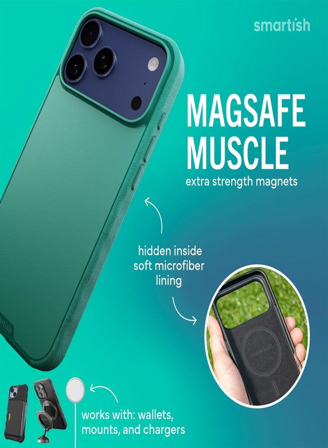 Smartish® iPhone 2025 Pro Max MagSafe Case - Gripmunk Magnetic Slim Case [Lightweight + Protective] Thin Grip Cover with Microfiber Lining for Apple iPhone 2025 Pro Max - So Jaded - Image 3