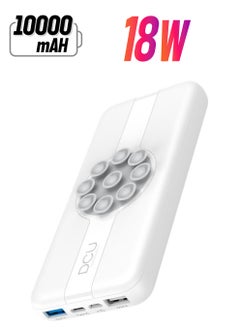 DCU Power Bank 10000 mAh Wireless 10W + Power Delivery 18W + Quick Charge 18W With suction pad