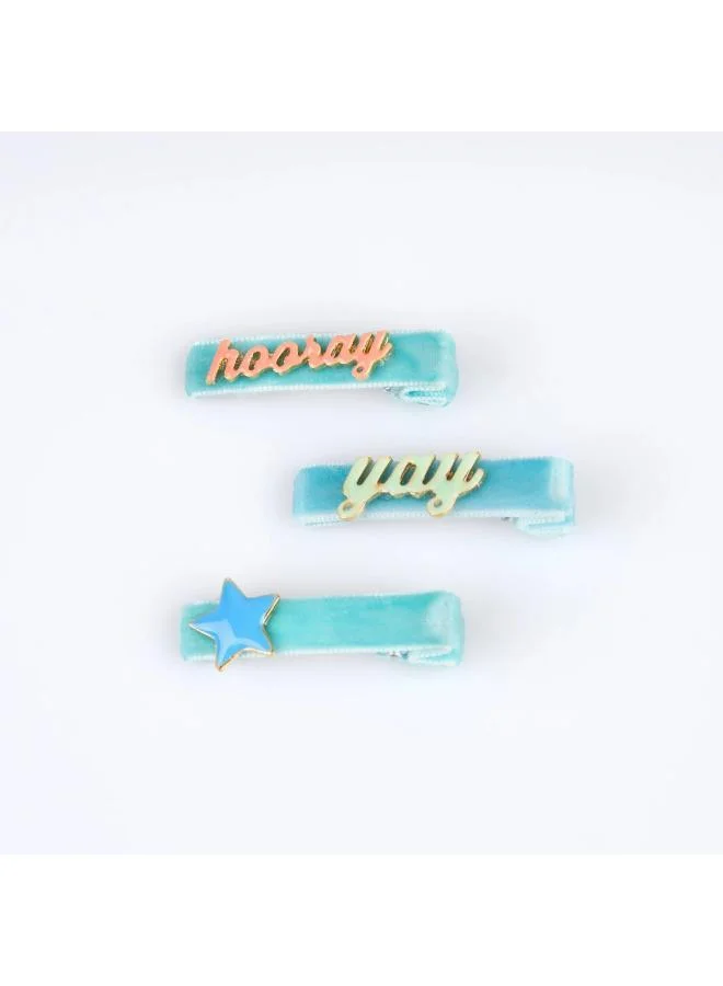 Meri Meri  Happy Birthday Enamel Hair Clips  | Best Price UAE