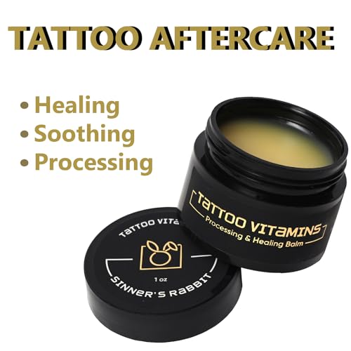 Sinner's Rabbit Tattoo Vitamin 1Oz A&D Ointment,Balm For Healing Tattoos, Tattoo Shinner - Image 2