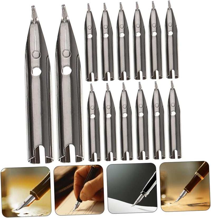 DOITOOL 15pcs Fountain Pen Replacement Nibs for Calligraphy Compatible with Iridium Tips for Students and Artists and Easy to Use - Image 5