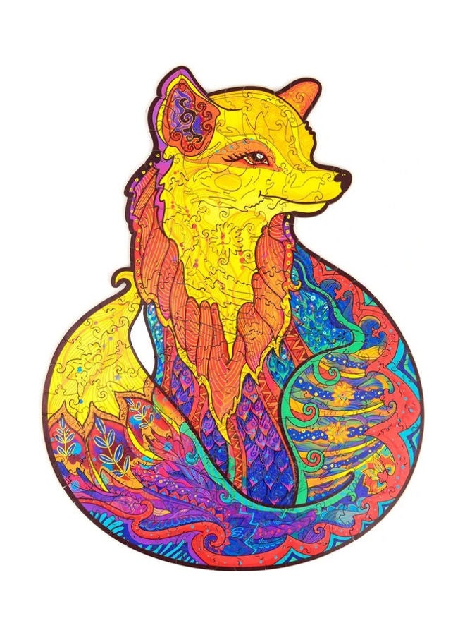 NIBEMINENT 126-Piece Animal Shaped Wooden Jigsaw Puzzle - Image 1