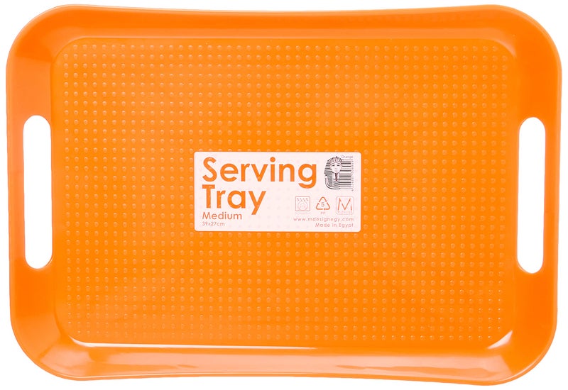 M-Design Medium Serving Tray 39 x 27 cm - Orange - Image 2