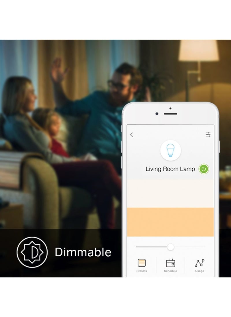 TP-Link KL110 Kasa smarte WLAN Glühbirne dimmbar, warmweißes Licht, E27 Lampenfassung, 10W, kompatibel mit Amazon Alexa, Google Home und IFTTT, kein Hub not wendig Kasa -App