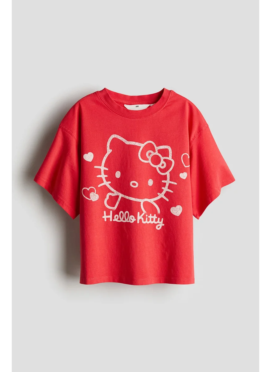 H&M Printed Cotton T-Shirt