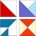 Bloc Loc Half Square Triangle MultipleSized Quilting Ruler 112 with Grid Lines Tools for Quilters - Image 2