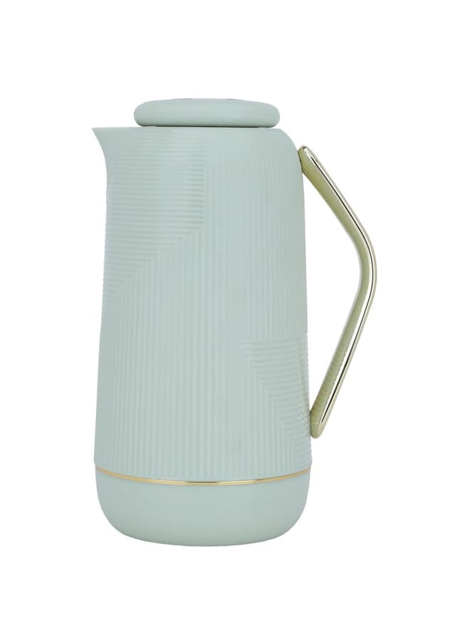 Alsaif Gallery Gloryrawaa Dark Green Matcha Rawaa Thermos With Gold 1 Liter 