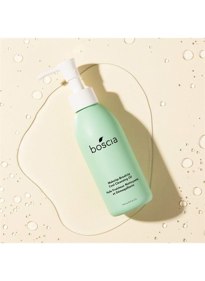boscia - boscia MakeUp-BreakUp Cool Cleansing Oil - Vegan Cruelty-Free, Natural Skincare, Rose Hip & Vitamin E Oil-Based Face Cleanser Makeup Remover, 150ml - Image 1