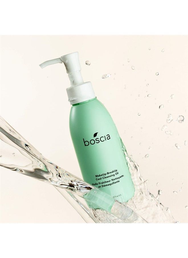 boscia - boscia MakeUp-BreakUp Cool Cleansing Oil - Vegan Cruelty-Free, Natural Skincare, Rose Hip & Vitamin E Oil-Based Face Cleanser Makeup Remover, 150ml - Image 1