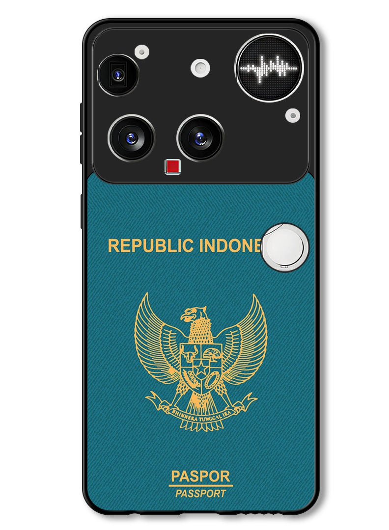 Theodor Case Compatible with Nothing Phone (3) 6.67 Inch Protection Shockproof Bumper Cover Indonesia Passport - Image 1