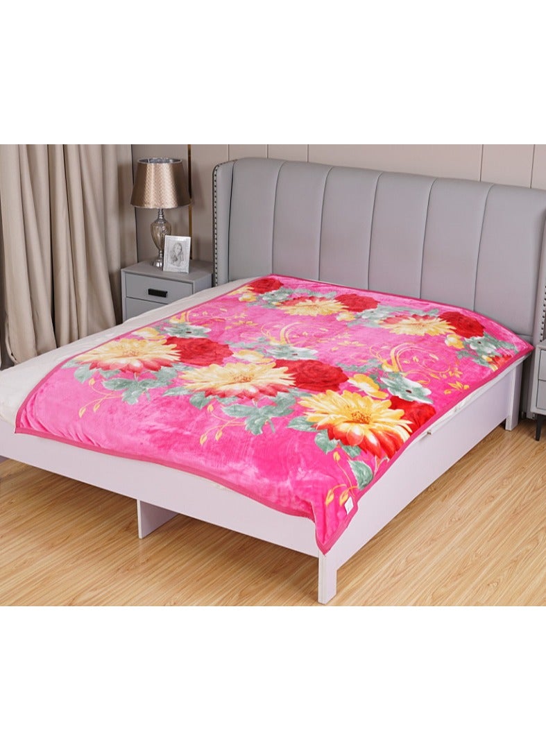 ستارجولد 1 بطانية طبقة واحدة بطانية رويال كلاودي فائقة النعومة ذات جودة أسبانية 160 × 220 سم