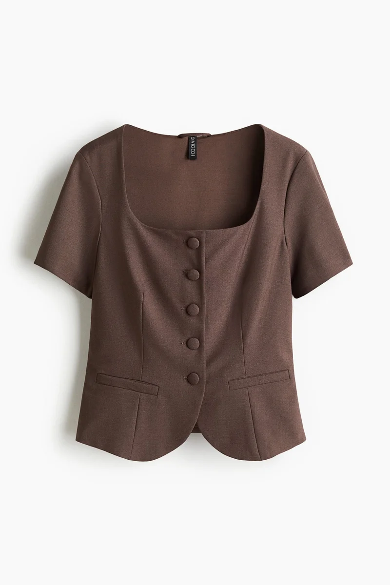 H&M Button-front top