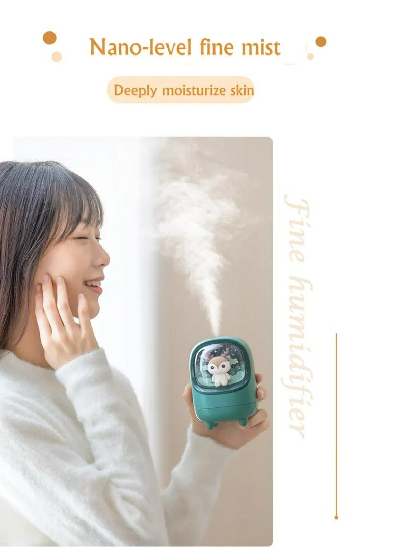 Filly Space Capsule Cute Pet Portable Colorful LED Night Lamp USB Desktop Ultrasonic Aroma Home Air Diffuser Humidifier  - Image 3