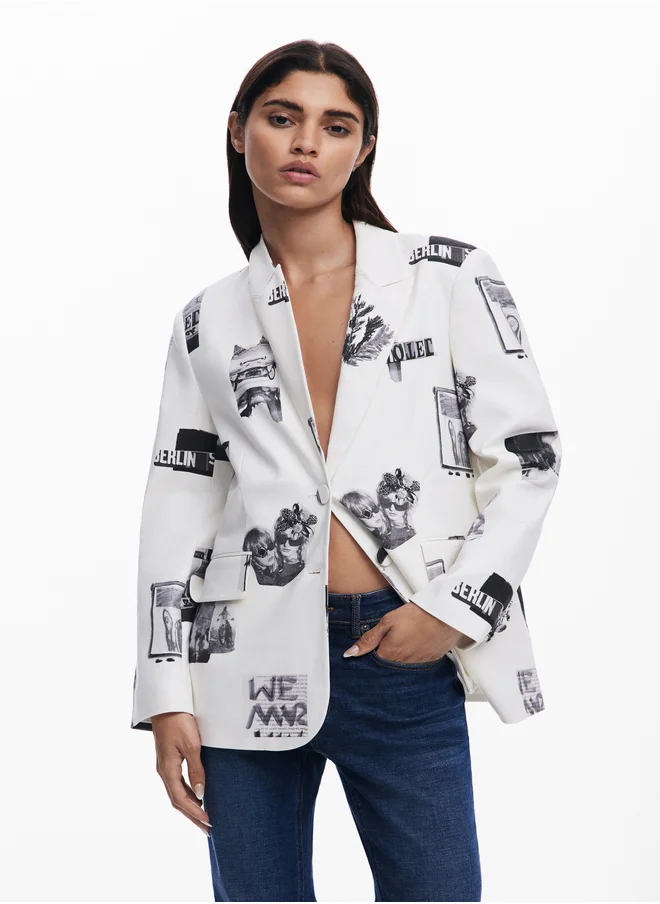 DESIGUAL Collage Blazer