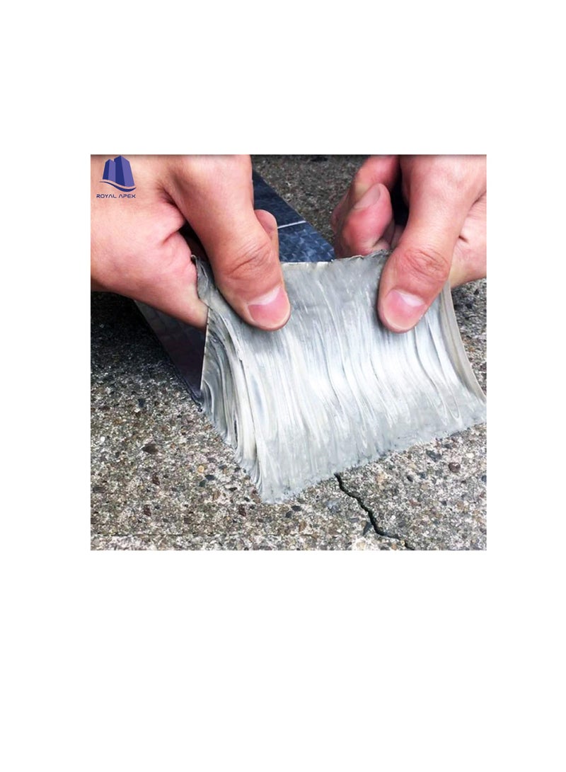 Multi purpose Strong Aluminium Foil Adhesive Insulation Tape for Roof Leak Surface Crack Window Sill Gap Pipe Ruptur Boat Sealing, Etc. 3 Inch  Pack of 5 FSK Aluminium Tap - Image 3