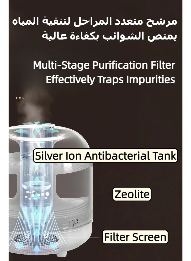 7-Colour LED Light Lamp Aroma Diffuser Essential Oil Air Humidifier, Air Aromatherapy USB Diffuser, Moisturizing Machine, Fragrance Diffuser, Mini humidifier for Bedroom, Plants, Office 500ML - Image 4