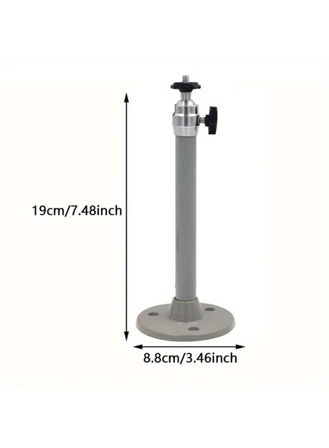 2024 Rotatable Aluminum Projector Mount Bracket Round Shape Design Easy Installation 1pc - Image 3