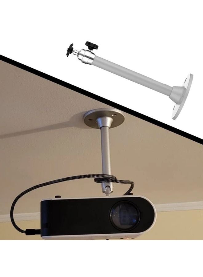 2024 Rotatable Aluminum Projector Mount Bracket Round Shape Design Easy Installation 1pc - Image 4