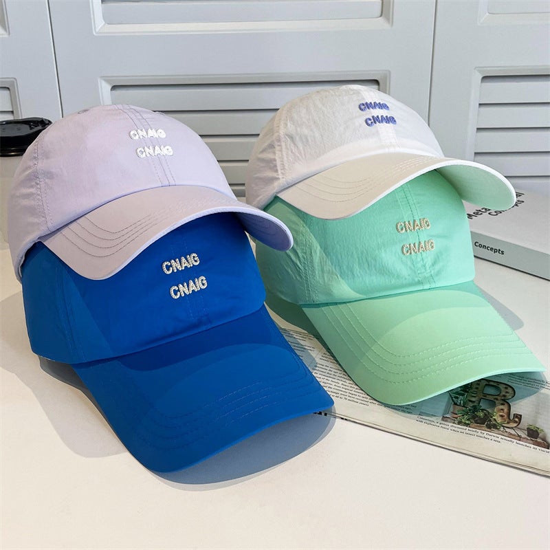 Summer Long Brim Cap Men Outdoor Sunshade Breathable Mesh Baseball Hat - Image 2