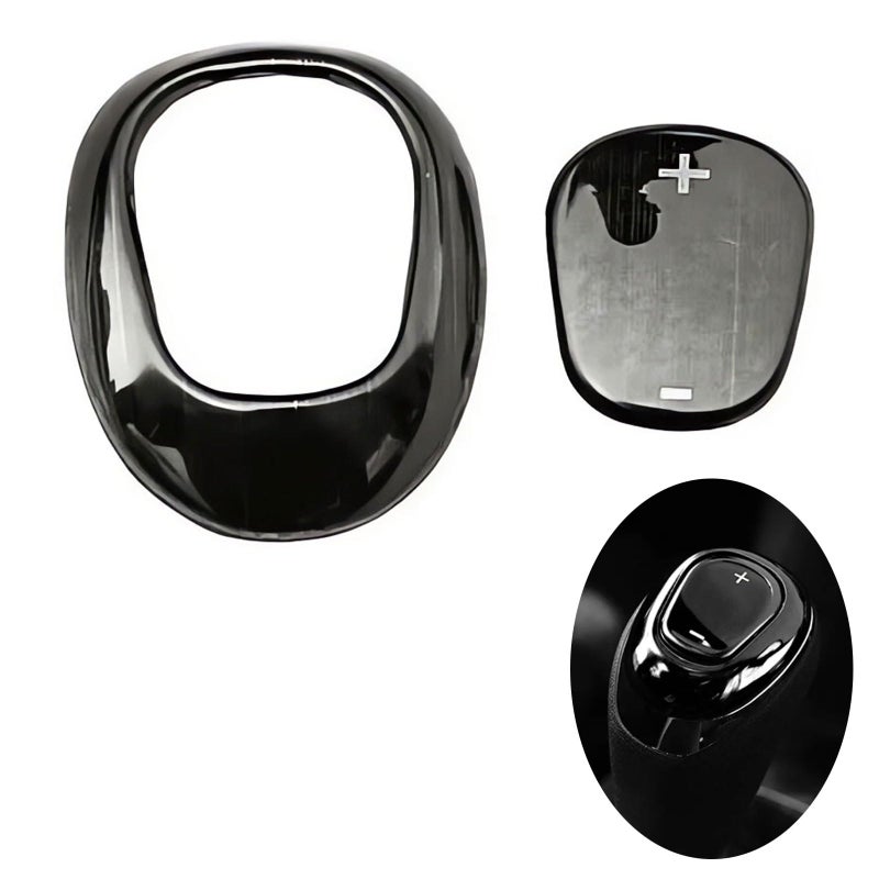 YUNHECAM Gloss Black Gear Shift Knob Cover Trim Compatible with Chevrolet Cruze 20162019 Malibu 20162020 Accessories Interior Center Console Shifter Head Cove Trim - Image 2