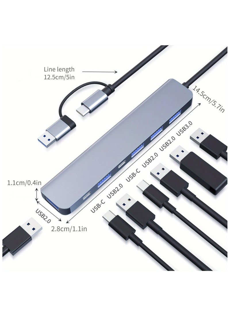 GUDOO Multi-Port USB-C Notebook Docking Station with USB 3.0, 5 USB Ports, and USB-C PD Charging7-in-1 USB C to HDMI Hub Adapter  - Image 4