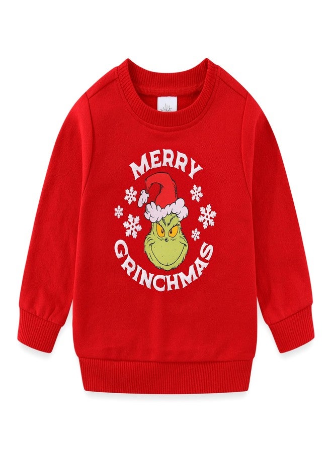 Dr. Seuss Grinch Baby Girls Sweatshirt and Pants Set for Infants - Image 2