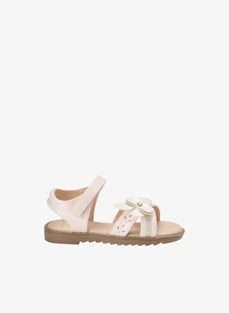Bata Floral Details Flat Sandals