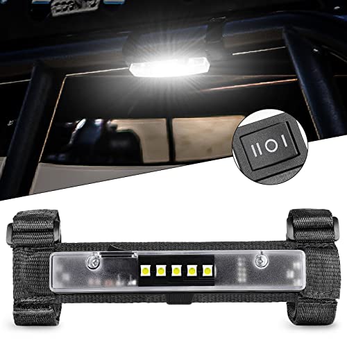 Rfroad Lighting UTV Dome Light, Rfroad Lighting Universal Roll Bar Mount LED Light UTV Interior Light Roll Cage Utility Light for UTV SXS Polaris RZR Can Am ATV Truck Car Off Road Kawasaki Golf Car - Image 1