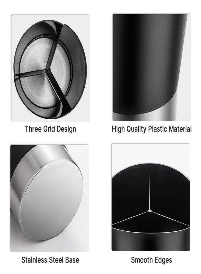 choxila حامل مصاصات شوكسيلا موزع من الفولاذ المقاوم للصدأ، حامل خافق القهوة، منظم أدوات المطبخ الكبير للاستخدام التجاري والمنزلي 6.7" × 5.7" - Image 5