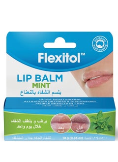 Flexitol Lip Balm Mint Ultra Moisturizing Alleviates Dryness and Discomfort 10g 