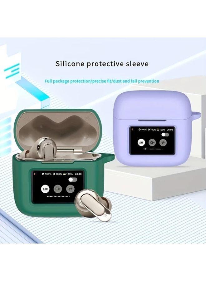 Midnight Blue Silicone Protective Case For JBL Tour Pro 3 Headphones Dustproof Shockproof Wireless Charging Compatible - Image 4