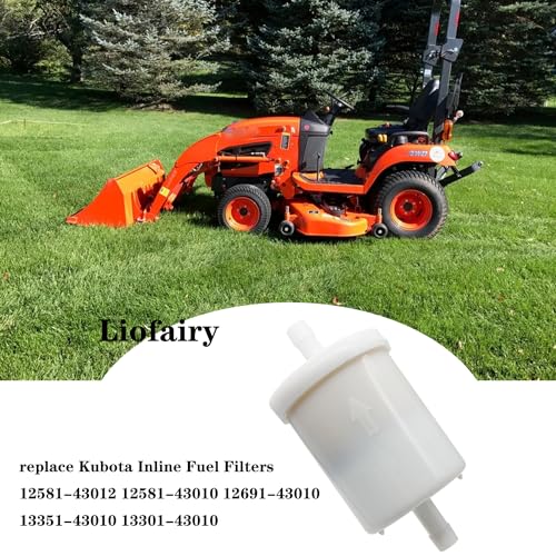Liofairy 2pack 5/16 inline diesel Fuel Filter 12581-43012 diesel inline Fuel Filters Replace Compatible with kubota in line fuel filter bx24 bx25 bx2230 bx2350 bx2360 bx2370 bx2350d bx23 fuel filter - Image 4
