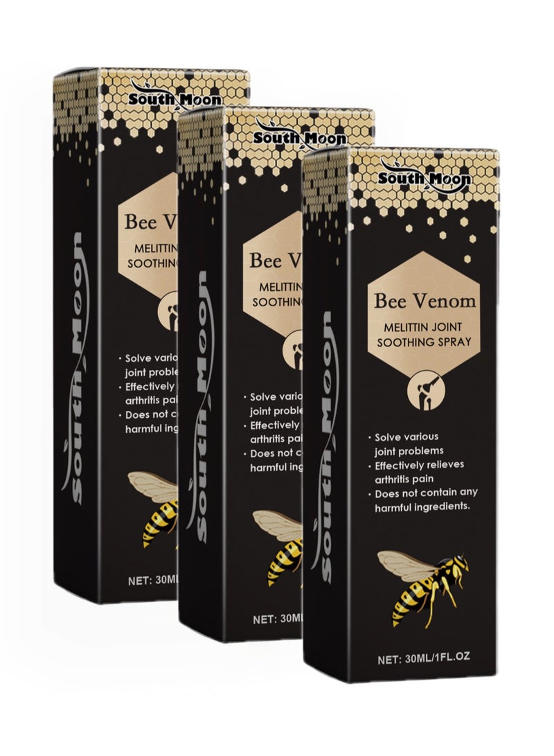 ساوث مون عبوة من 3 بخاخات للعناية بالمفاصل، لتخفيف آلام العضلات والمفاصل، 30 جم*3 - Image 1