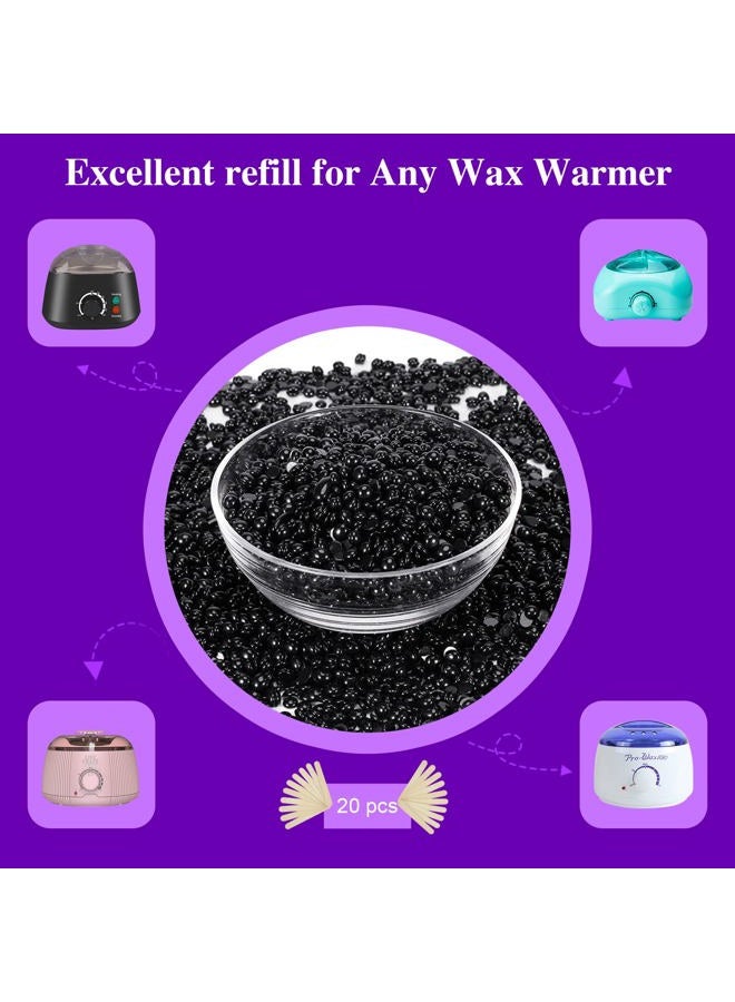 PURPLESKY Wax Beads, 40oz Hard Wax Beads Bulk for Hair Removal, Bikini Wax for Nose Waxing for Leg, Underarm, Eyebrow, Salon Gift Waxness - Image 5