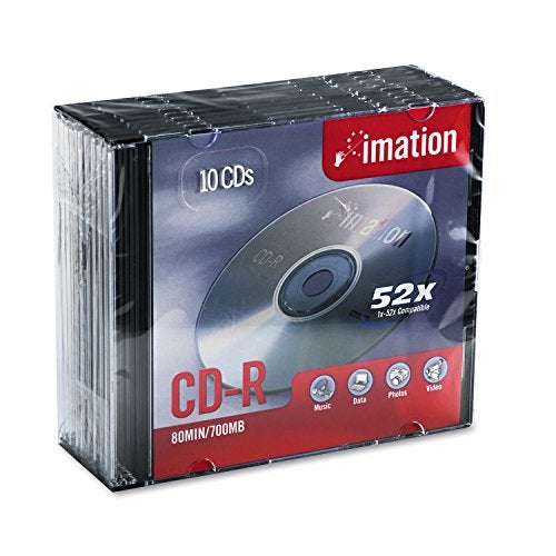 Imation 17332 CD-r 52X 10PK 80MIN - Image 1
