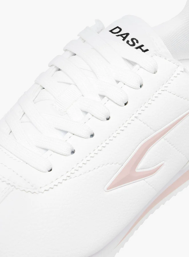 Dash Panelled Lace-Up Sneakers