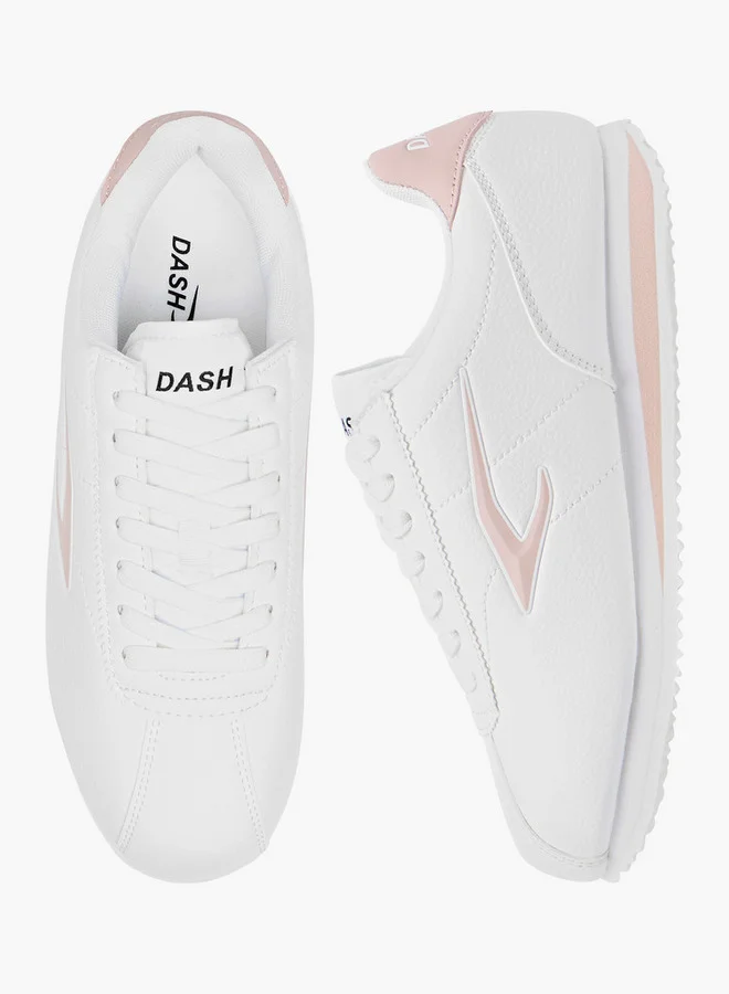 Dash Panelled Lace-Up Sneakers