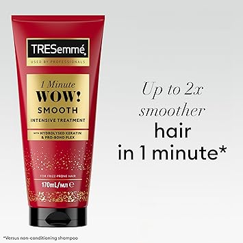 Tresemme علاج الشعر المكثف تريسمي 1 دقيقة WOW سموذ مع الكيراتين المهدرج ProBond Plex للشعر المجعد التالف 170 مل - Image 3