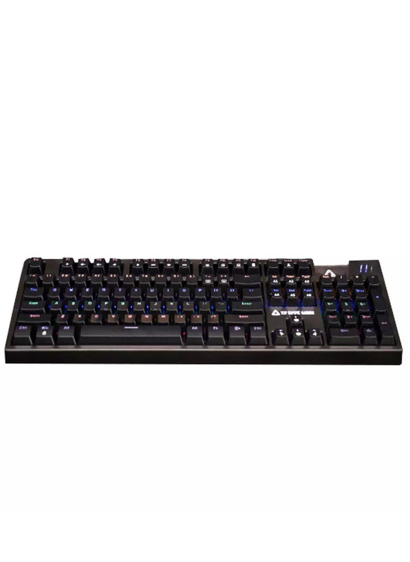 VSP - VM03 Gaming Mechanical Keyboard - Hot Swappable Blue Switch (Outemu) - Aluminum Alloy Frame - Rainbow LED - Image 1