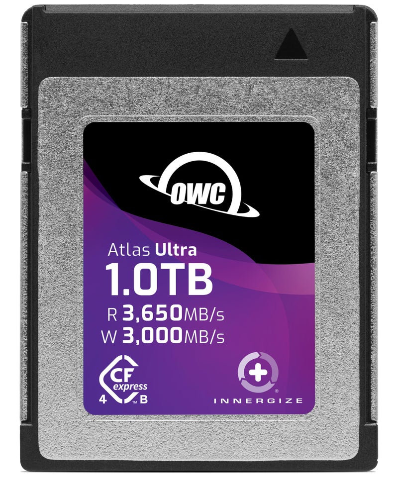 OWC أطلس ألترا 1.0TB بطاقة ذاكرة CFexpress 4.0 من النوع B عالية الأداء، تصل إلى 3650MB/s قراءة، لفيديو وصور احترافية - Image 1