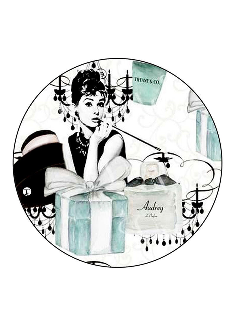 RKN Audrey Hepburn Printed Large Pin Multicolour - Image 1