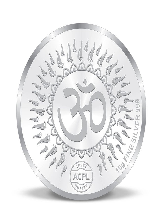 ACPL Precious Moments BIS Hallmarked Silver Coin Hanuman 10 gm 999 Pure - Image 2