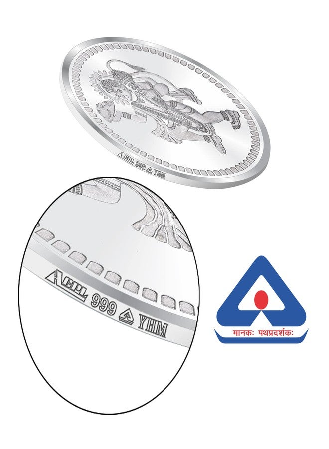 ACPL Precious Moments BIS Hallmarked Silver Coin Hanuman 10 gm 999 Pure - Image 5