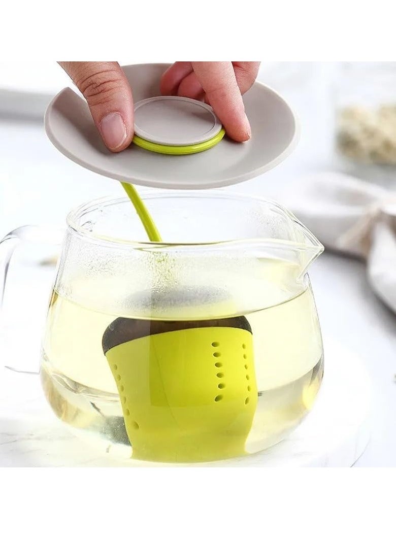 Generic - Tea Infuser for Loose Leaf Tea, Hot Tea Strainer with Silicone Lid - Image 1