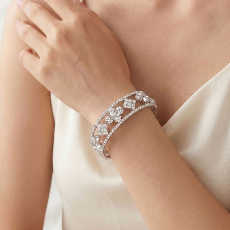 Zircon Bracelet for Women, Luxury Design - Image 1