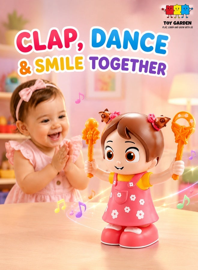 Interactive Talking & Moving Doll for Girls | Battery-Operated Educational Doll with Accessories | Fun Speech & Motion for Kids | Indoor Role Play Toy for Ages 3+ - Image 1