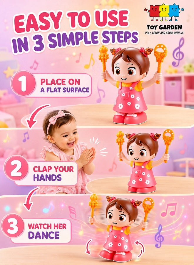 Interactive Talking & Moving Doll for Girls | Battery-Operated Educational Doll with Accessories | Fun Speech & Motion for Kids | Indoor Role Play Toy for Ages 3+ - Image 5